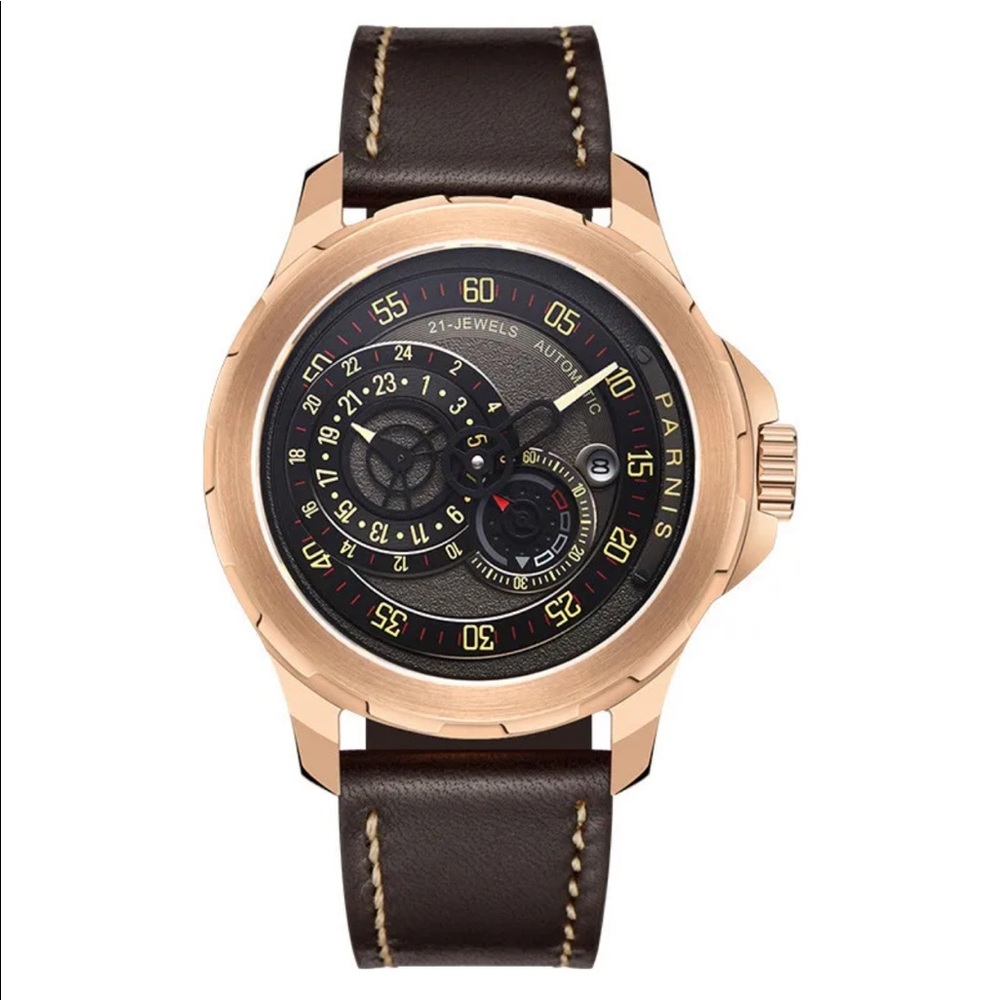 Parnis military mens watch